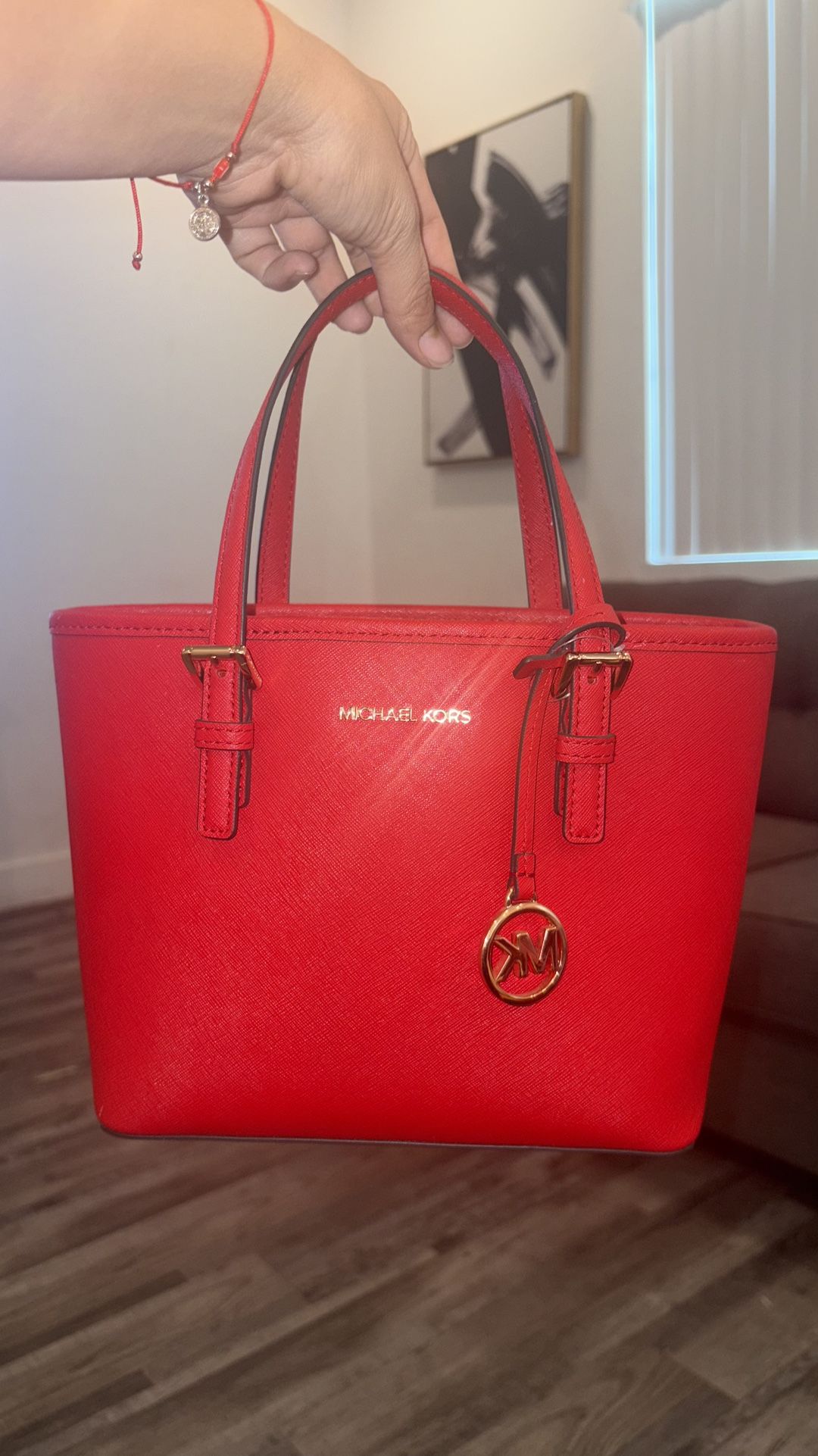 MICHAEL Michael Kors Quinn Medium Pebbled Leather Tote Bag