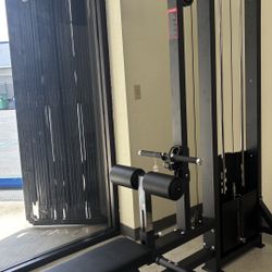 Lat Pull-down And Low Row Combo Fitness Machine 