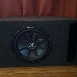 Kicker 12” Speaker With Box