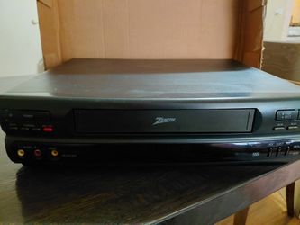 VHS Player With Tapes