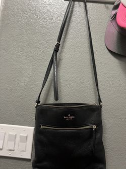 Kate Spade Pebbled Leather Crossbody Black