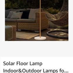 Solar Floor Lamp