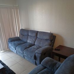 Sofá 2 Unidades 3 Y 2 Puestos Reclinable 