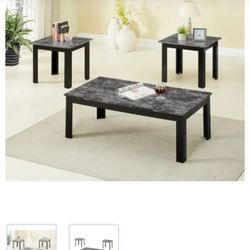 Coffee Table And 2 End Tables