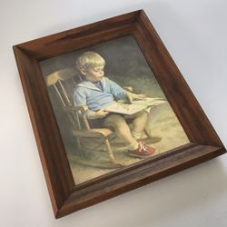 Vintage “ Gary” Framed Print