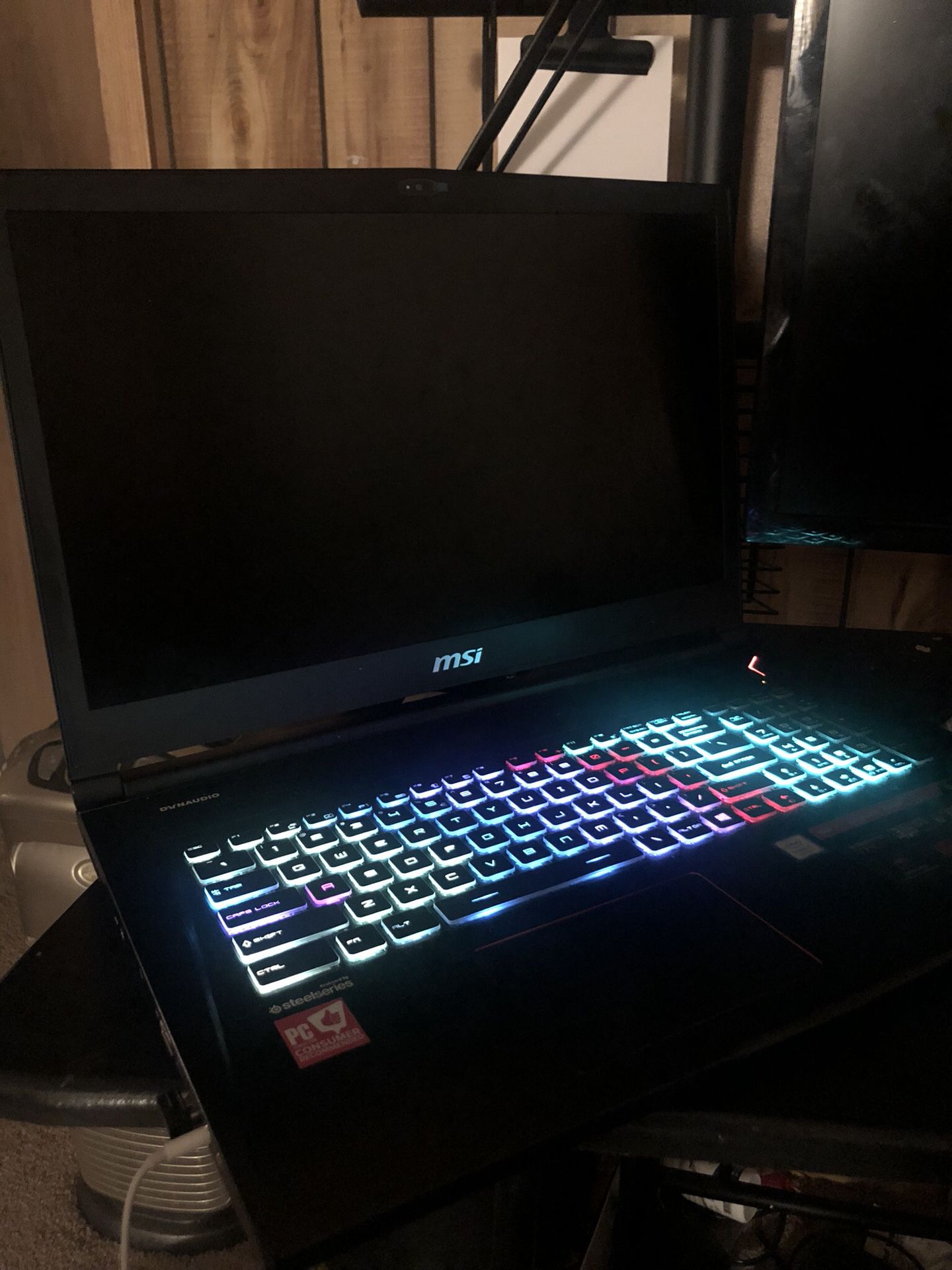 30 day old MSI 17.3” GS73 Stealth Laptop Computer