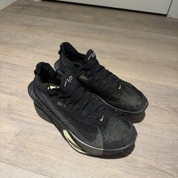 Nike Alphafly 3 Premium – Size 10.5M / 12W – Black/Olive Aura – Excellent Condition