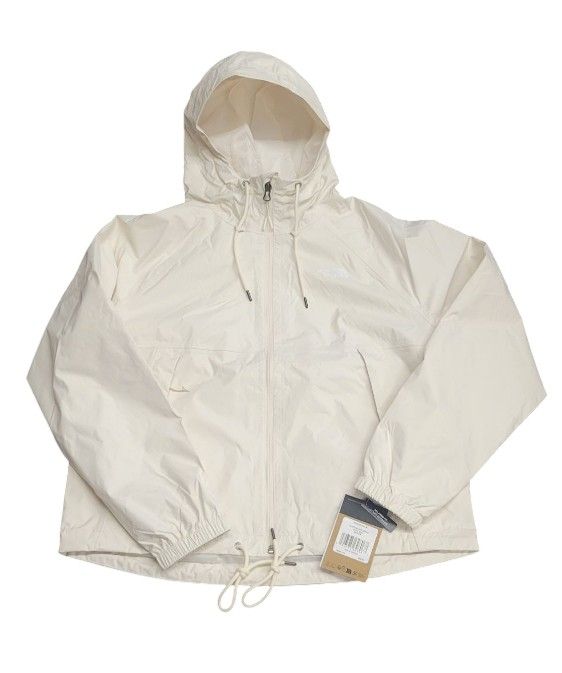 Women's The North Face Antora Rain Hoodie White Dune Size Medium