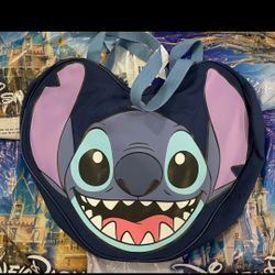 Disneyland Big Face Stitch Canvas Tote Bag 