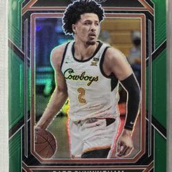 2023 Panini Prizm Draft Picks #65 Cade Cunningham Green Prizm OSU