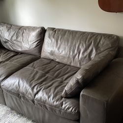 Leather Couch 1 Year Old 