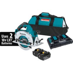 Makita 18V X2 LXT Lithium-Ion (36V) Brushless Cordless 7-1/4 in. Circular Saw Kit 5.0Ah