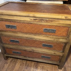 Elegant Rattan Dresser