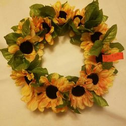 Sunflower Wreath Great For Anytime