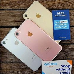 Apple IPhone 7 32gb Unlocked Like New Condition No Defects. 
$1 Down NO CREDIT CHECK FINANCING