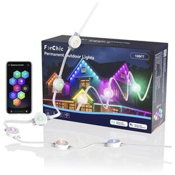 Permanent Outdoor Lights, 100ft