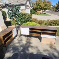 TV Stand and Console Table Set