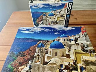 Two Jigsaw Puzzles a Thousand Pieces each