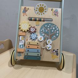 ROBOTIME Wooden Baby Walker