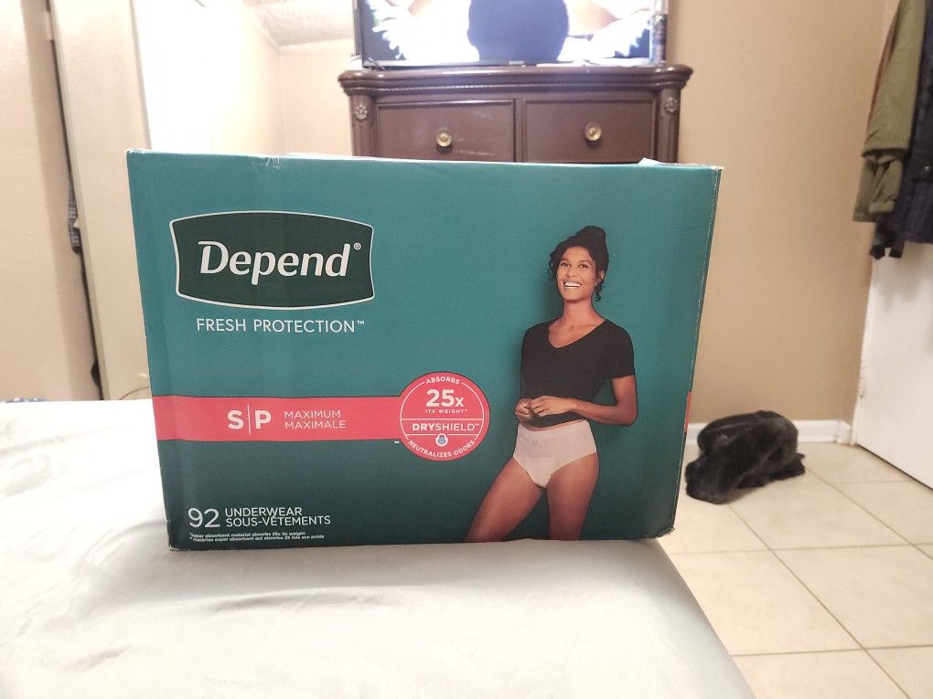 DEPEND [92] WOMEN'S UNDERWEAR  SIZE S/P