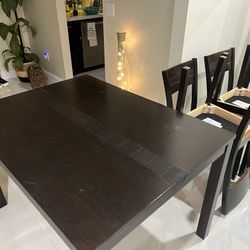 Table And 4 Chairs
