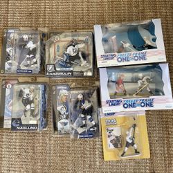 NHL MCFARLANE FIGURES CHRIS PRONGER PAUL KARIYA AND MORE!