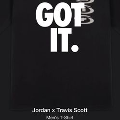 Jordan x Travis Scott T-Shirt Black (Size M)