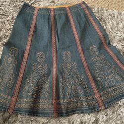 Embroidery Skirt Vintage 