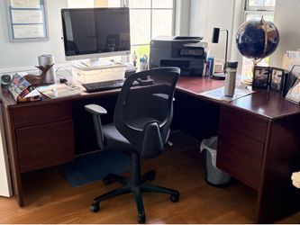 Wood desk