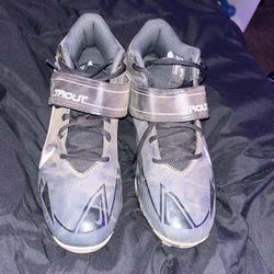 Mike Trout Baseball Cleats (size Us Men’s 10) (used Normal Wear)
