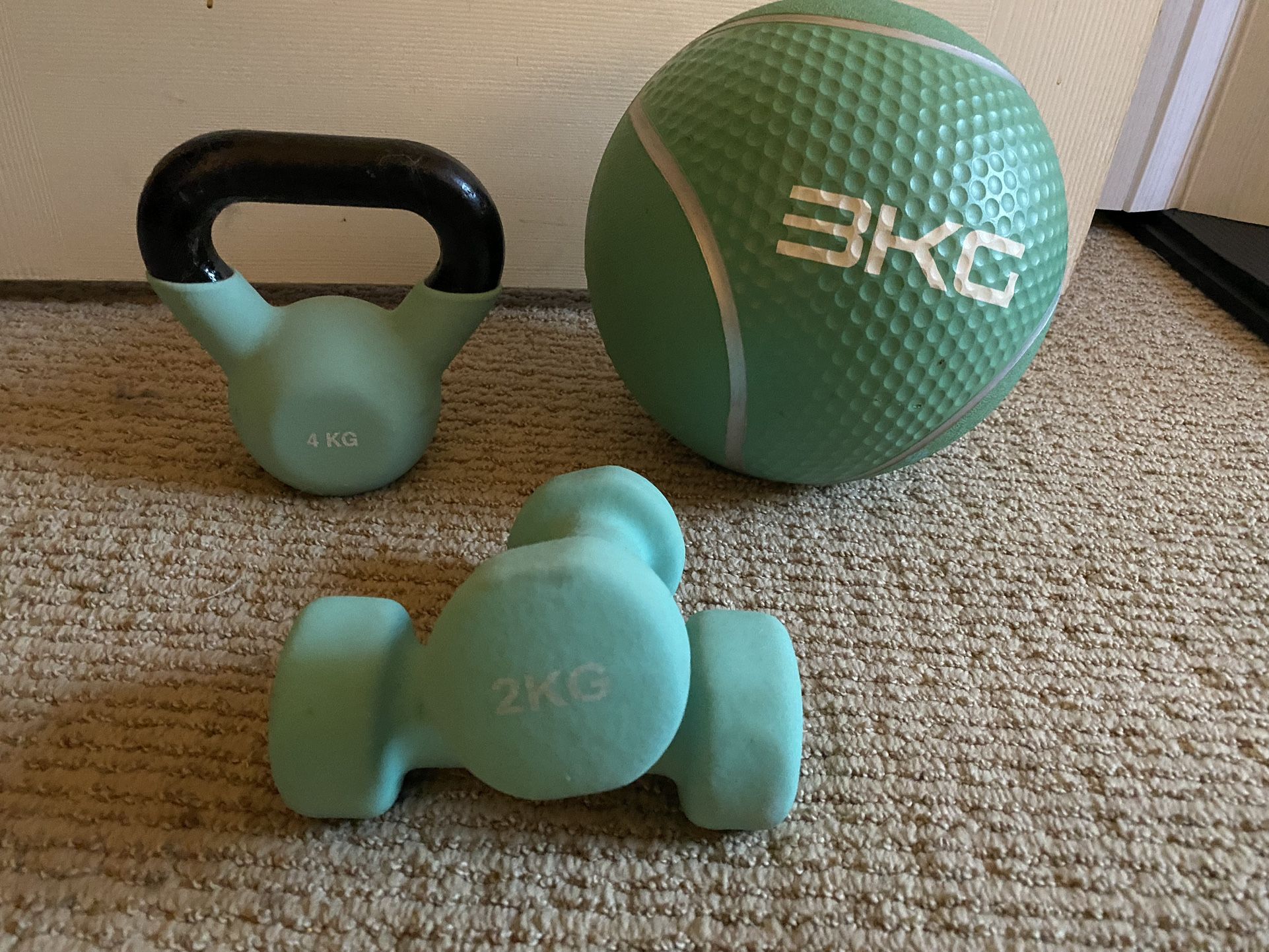 Kettlebell, Weighted Ball, And Dumbbell 