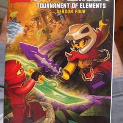 DVD- LEGO NINJAGO MASTERS OF SPINJITZU TOURNAMENT OF ELEMENTS Season 4 Four