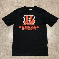 Cincinnati Bengals NFL Team Apparel Black and Orange TX3 Cool T-Shirt