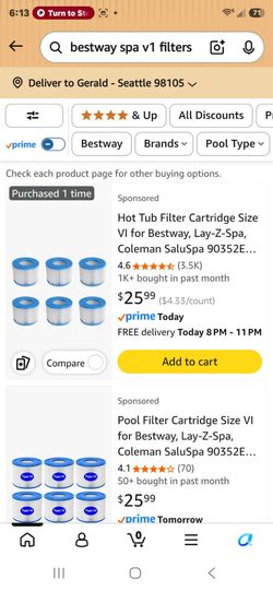 Brand NEW Spa Filters