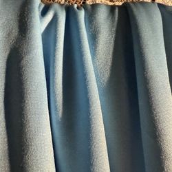 Vintage poly spandex fabric 4 way stretch light baby blue shimmer 4 yards X 63”