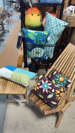 Small Outdoor Pillows $5 Each