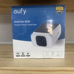 eufy Security Solo Cam S230 Wireless 2K Solar Powered Camera w/Spotlight, No Monthly Fee