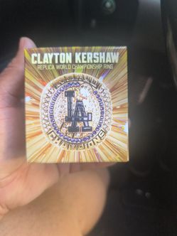 Clayton Kershaw Dodgers World Championship Ring