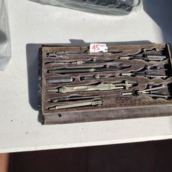 Vintage Drafting Tool Set