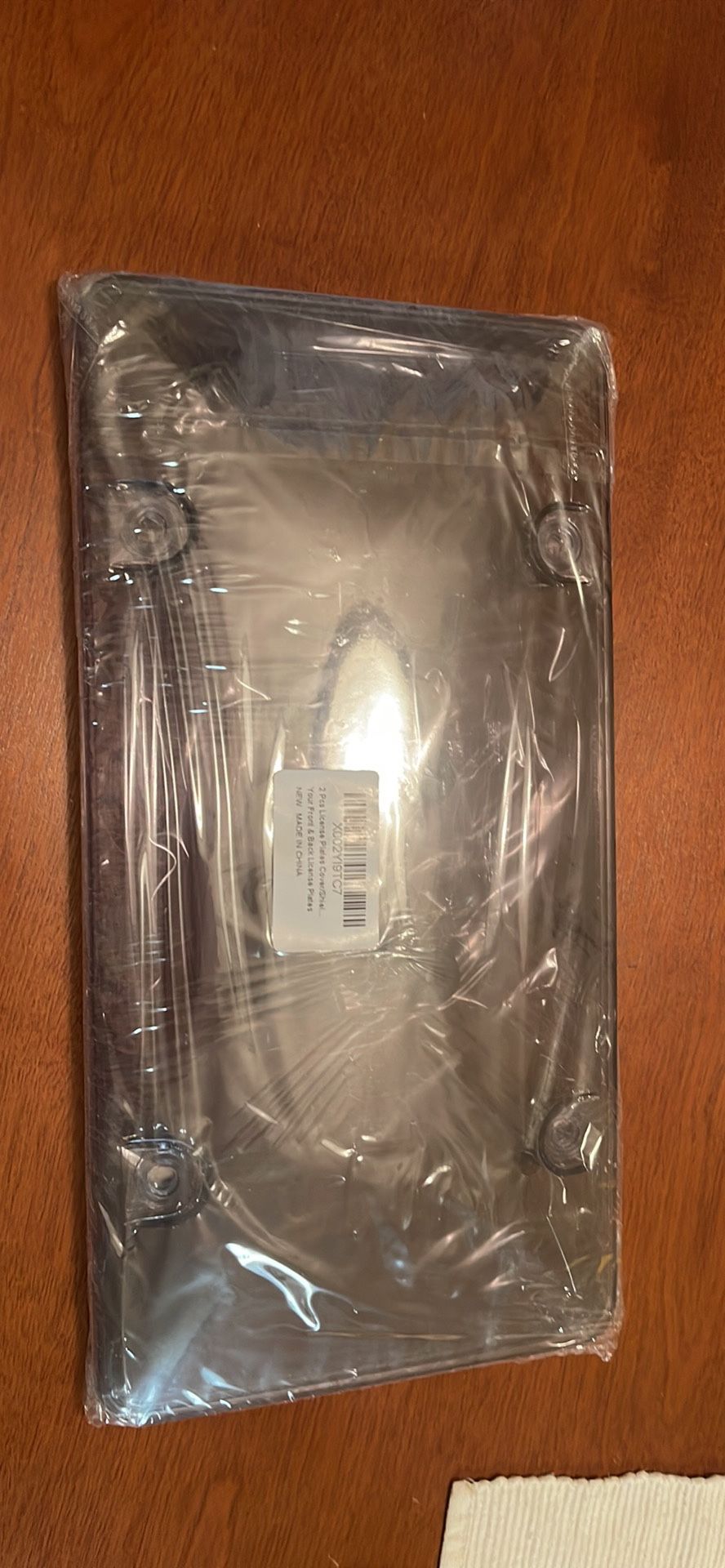 License Plate Tinted Cover 2 Pcs