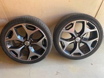 4 Rims and tires Subaru 18" 5x100 bolt pattern