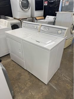 Used Amana Washer and Gas Dryer Top Load