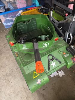 Green Army Tank 24V