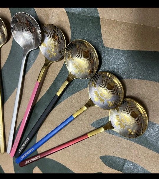 New Starbucks Coffee  Stirring Spoon Gift 6psc
