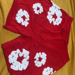 Denim Tears RED SHORTS