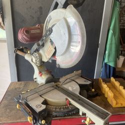 Compound Mitre Saw & Folding Material Stand