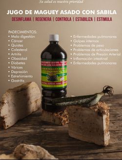 Jugo De Maguey Asado Con Sabila 3 Opciones De Jugos