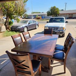 wooden table
