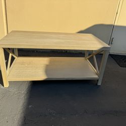 Farmhouse Coffee Table Light Grey/brown Stain
