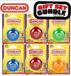 Duncan Toys Imperial Yo-Yo, 6 Pack, Beginner Looping Yo-Yo, Assorted Colors